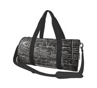 School Math Printed Sports Gym Bag with Wet Pocket & Shoes Compartment, Travel Duffel Bag for Men Women