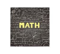 school math Printed Square Jigsaw Puzzle 12.8x12.8 CM, Puzzle Challenging Game for Adults Gifts, Family Fun Decorative Wall Decor