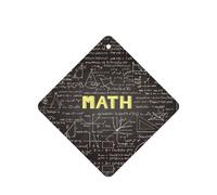 School Math Printing 10 Pieces Air Freshener Car Hanging Cards Air Freshener Sheets With Rope For Cars Home
