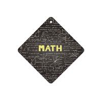 School Math Printing Fashion Car Air Freshener Cards 10 Pcs Car Scented Hanging Sheets