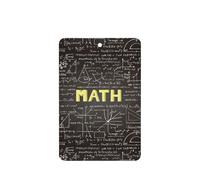 School Math Printing Fashion Car Air Freshener Cards 10 Pcs Car Scented Hanging Sheets