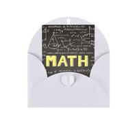School Math Printing Holiday Love Buckle Pearl Paper Envelopes Greeting Vertical Thinking Of You Cards 6 X 4 Inch