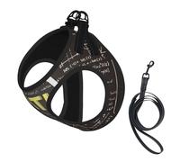 School Math Printing Puppy Summer Vest Harness With Reflective,Dog Accessories For Small Medium Large Dogs And Cats