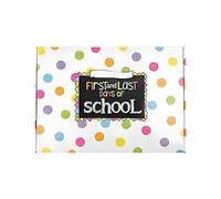 School Memory Book - Commemorative School Years Keepsake Book, Portable First and Last Day Journal for Teachers, Students, Boys, Girls, Kids, Graduation, Photo Collection, Memory and Celebration Gift