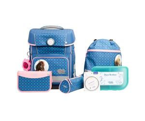 School-Mood Champion Maxx Pro Mila School bag set 7-piece blue