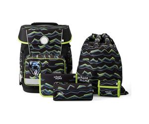 School-Mood Champion Maxx School bag set 6-piece yellow