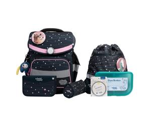School-Mood Timeless Pro School bag set 7-piece black