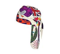 school newspaper in English Print Cycling Cap Unisex Elastic Lightweight Running Workouts Headwear Breathable Hat