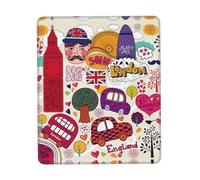 School Newspaper In English Square Mouse Pad, Cloth With Rubberized Base, Standard Gaming Mousepad, Non-Slip Rubber Base