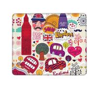 School Newspaper in English Thick Comfort Mouse Pad with Lock Edge Design, Large Non-Slip Rubber Base Desk Mat for Office