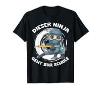School Ninja Boy Einschulung Schule Für Ninja T-Shirt