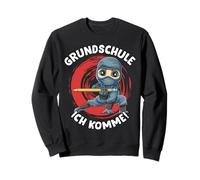 School Ninja Boy Einschulung Schule und Echte Ninja Sweatshirt