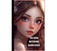 School notebook hardcover: 5.5x8.75 with 150 Line pages , Ideal for journaling, note-taking, planning, goal setting, work meetings, and personal writing.