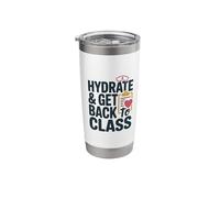 School Nurse Appreciation, Hydrate and Get Back to Class Stainless Steel Insulated Tumbler