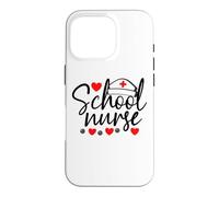School Nurse Back To School Nurses Mother Mommy Women RN Fun Case for iPhone 16 Pro
