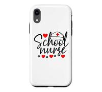 School Nurse Back To School Nurses Mother Mommy Women RN Fun Case for iPhone XR