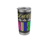 School Nurse Healing Hearts & Minds Stainless Steel Insulated Tumbler
