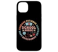 School Nurse Life Circle Art with Caffeine & Courage Case for iPhone 14 Plus