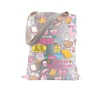 School Nurse Tote Bag Nurse Appreciation Gift Love Them Heal Them Return Them Shopping Bag (SCHOOL NURSE)