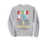 School Nurse Tour We're Rockin' Nurse Club RN LPN Medical Sweatshirt