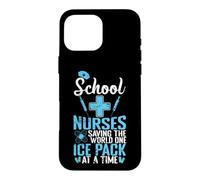 School Nurses saving the World Case for iPhone 16 Pro Max