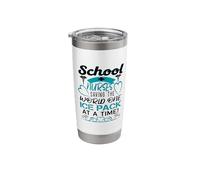 School Nurses Saving The World One Ice Pack at A Time Stainless Steel Insulated Tumbler