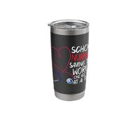 School Nurses Saving the World one Ice Pack at a Time Stainless Steel Insulated Tumbler