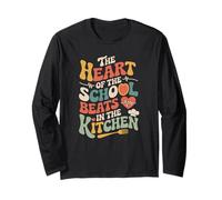 School Nutrition Kitchen Hero Cafeteria Lady Life Long Sleeve T-Shirt