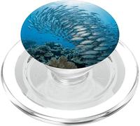 School of Fish Ocean Formation Underwater Marine Life PopSockets PopGrip for MagSafe