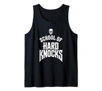 School of Hard Knocks Skull Design for Gen X Rebels Tank Top