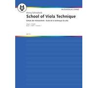 School of Viola Technique Vol. 1 viola Schradieck Exercises in the different pos