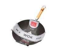 School of Wok 10.5"/27cm Pre-Seasoned Carbon Steel Wok