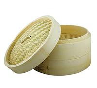 School of Wok 25cm 2 Tier Bamboo Steamer