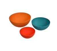 School of Wok Set of 3 Bamboo Fibre Mixing Bowls