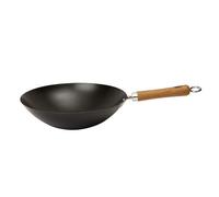 School Of Wok "wok Star" Non-Stick Carbon Steel Wok, Silver, 12-Inch