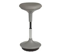School Outfitters LNT-RIA3052LG-SO Adjustable-Height Active Learning Stool, Grey