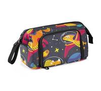 School Pencil Case Large Capacity Big Pencil Cases with Slot Pencil Case with Compartments for Teen Boys Kindergarten Friendly Dinosaurs