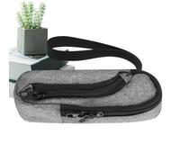 School Pencil Case, Pen Pouch Bag, Velvet Lined Zipper Pen Bag Lightweight | Protective Pencil Case Organizer with Handle, Portable Storage Bag for Page Turning Pen, Remote Control, gray, 説明を参照してください,