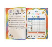 School Planner for Kids | Toddler Recording Journal,Interactive Children's Color Planner for Schedule, Study, School, Lesson, Family, Travel, Camping, Home
