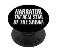 School Play Nativity Narrator Real Star Of The Show PopSockets Adhesive PopGrip