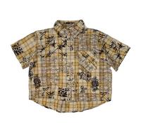 School Polo Shirts for Boys, Boys Shirts 13-14 Years - Outfitters LTD The Series Short Sleeve Button Up Fishing Shirt (Yellow 4-5 Years)