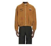 School Portrait Coach Bomber, male, Song for the Mute, Bomber Jackets, Brown, L, Jackets L