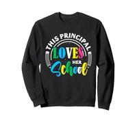 School Principal for Women Loves Her School Leadership Sweatshirt
