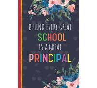 School Principal Gifts: Personalized Blank Lined Notebook Journal Present End of Year Principal Appreciation Gifts for Women. Men (Gag Gift)