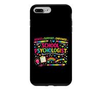 School Psychologist Assess Support Empower Rainbow Case for iPhone 7 Plus/8 Plus