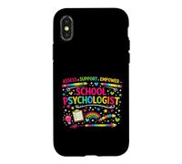 School Psychologist Assess Support Empower Rainbow Case for iPhone X/XS
