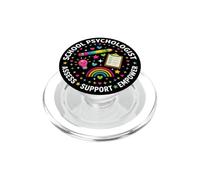 School Psychologist Assess Support Empower Rainbow PopSockets PopGrip for MagSafe