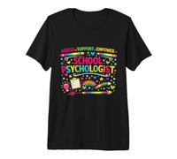 School Psychologist Assess Support Empower Rainbow Premium T-Shirt