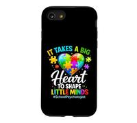 School Psychologist Big Heart Shape Little Minds Case for iPhone SE (2020) / 7/8