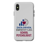 School Psychologist Data Driven Empathy Led Behavioral Brain Case for iPhone X/XS